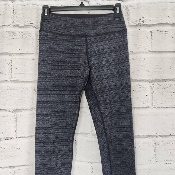 Beyond Yoga Womens Charcoal Space Dye Mid Rise Essential Active Leggings Small - Picture 2 of 11